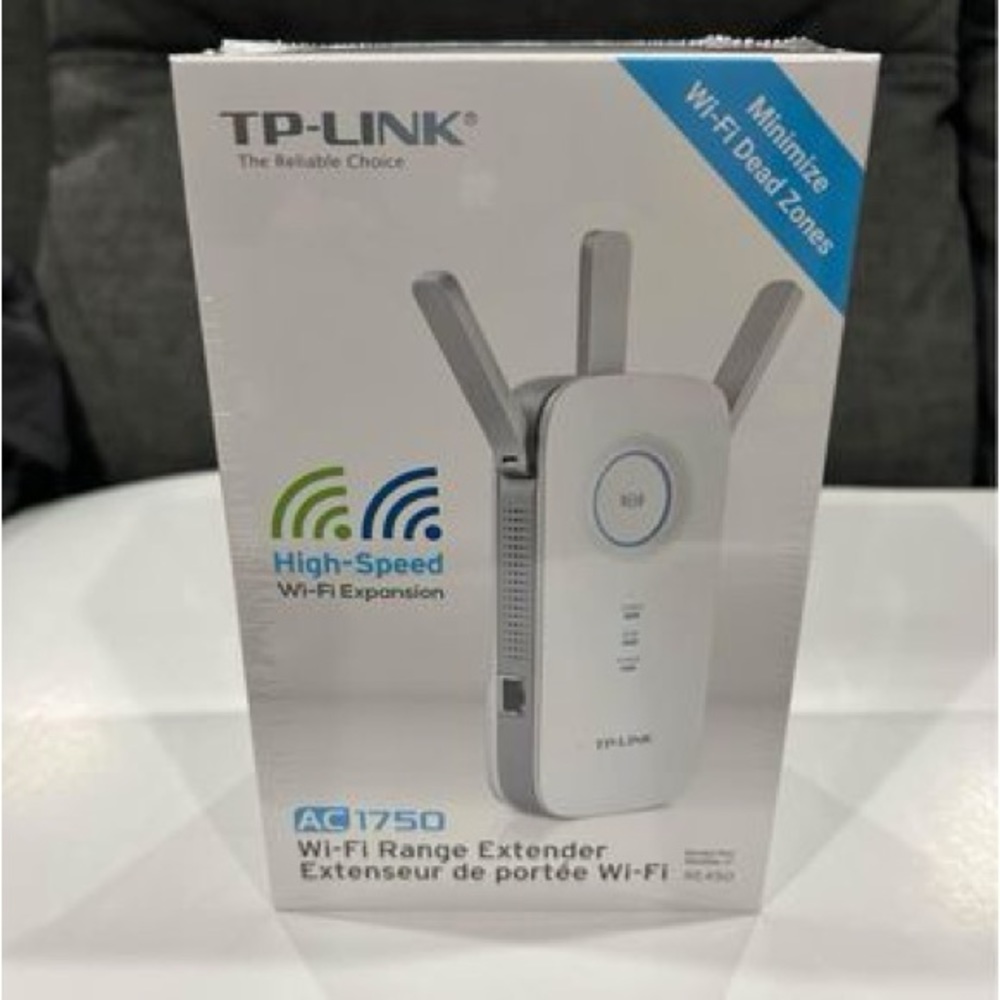 NEW!! TP-Link AC-1750/RE450 High Speed Wi-Fi Range Extender